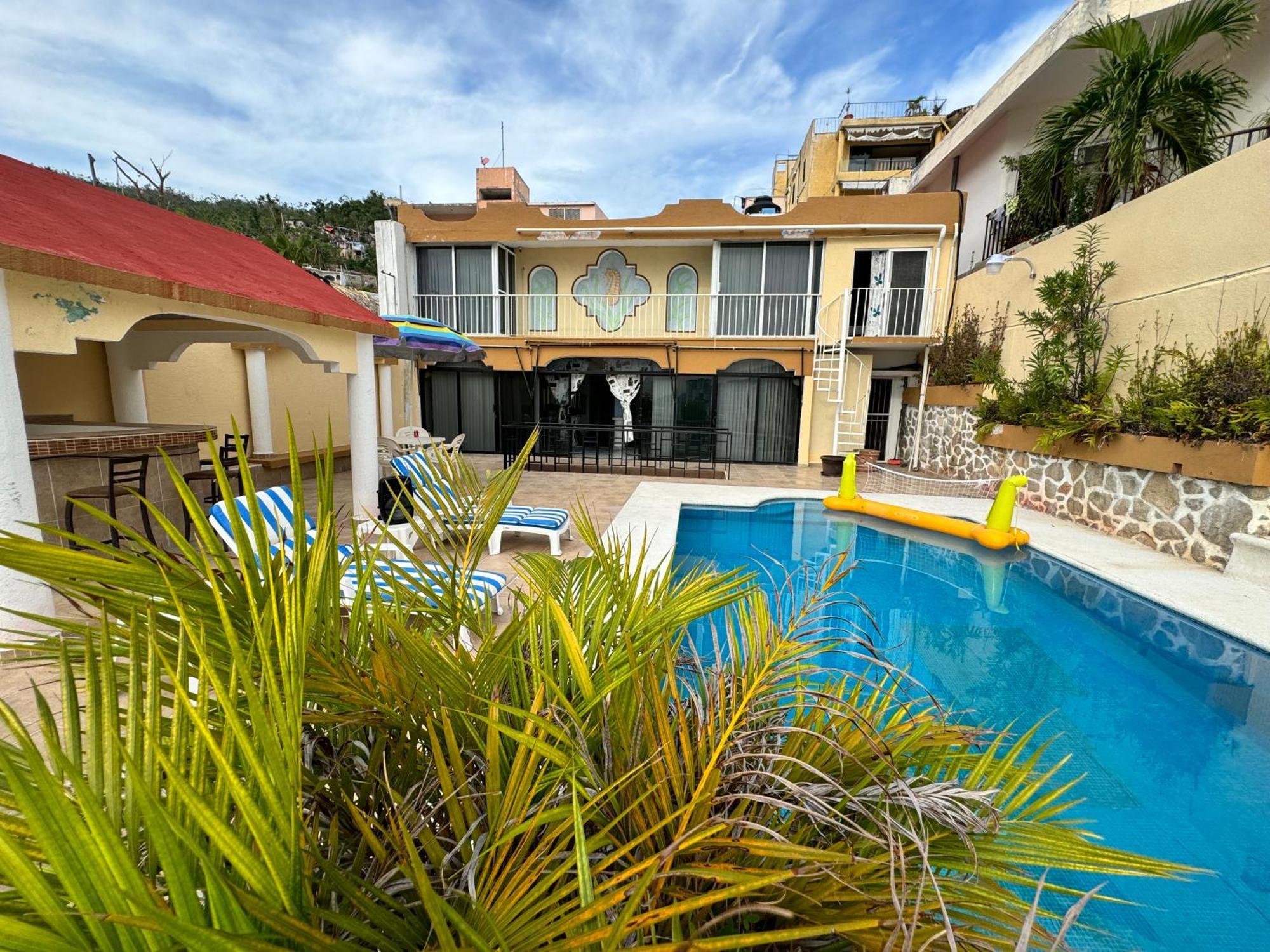 Blue Coast With Pool And Ocean View 10 To 35 P Villa Acapulco Ngoại thất bức ảnh