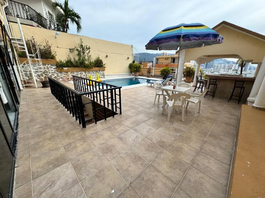 Blue Coast With Pool And Ocean View 10 To 35 P Villa Acapulco Ngoại thất bức ảnh