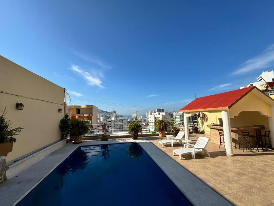 Blue Coast With Pool And Ocean View 10 To 35 P Villa Acapulco Ngoại thất bức ảnh